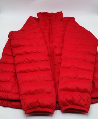Steppjacke Damen L Leichte Pufferjacke Rot Packbar Amazon Essentials