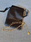 Dannijo Double Gold Anklet Jewelry for Women Gold Plated Chains $140 New