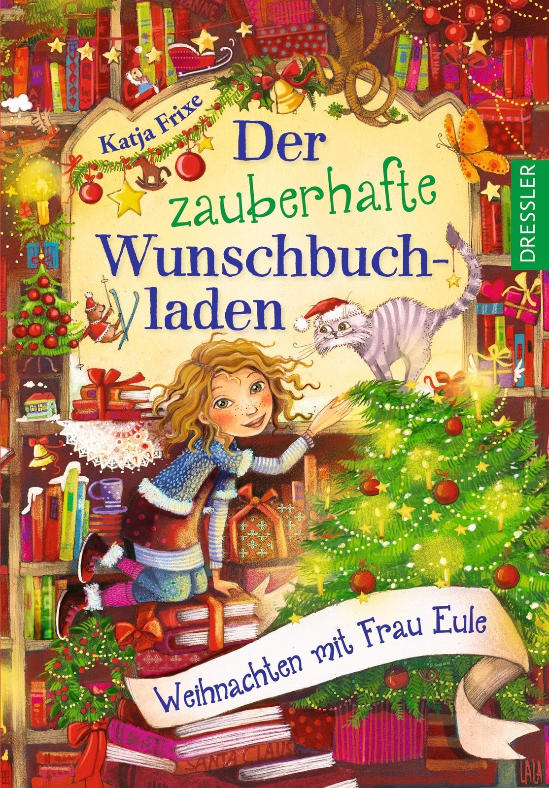 Thumbnail - Der Zauberhafte Wunschbuchladen. Weihnachten Mit Frau Eule Katja Frixe