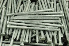 (40) Hex Head 3/8 x 7" Lag Bolts Galvanized Wood Screws