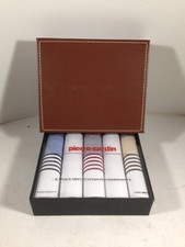 Pierre Cardin 5 pc Cotton Handkerchiefs New