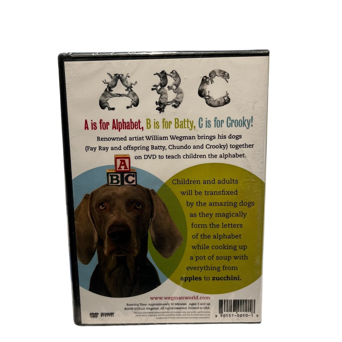 その他 William Wegman's Alphabet Soup [DVD] William Wegmans Alphabet Soup (DVD, 2006) for sale online | eBay