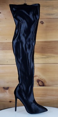 spandex thigh high boots