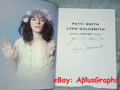 PATTI SMITH & LYNN GOLDSMITH... Before Easter After (1/1) SIGNED