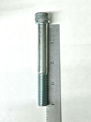 (50) 1/2-13 X 4 Socket Head Cap Screws Alloy Zinc Plated Allen Bolt Hex Socket