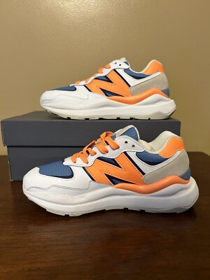 New Balance 57/40 Women's US 6 Sneakers W5740SD White Orange Blue