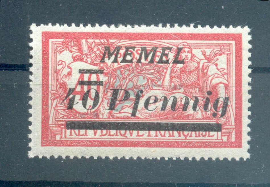 Memel 60I Stamp VARIETY** MNH MINT NEVER HINGED BPP (72228