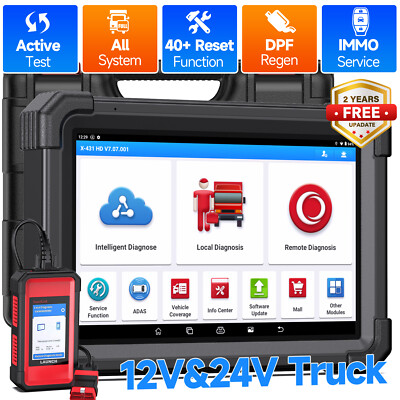 LAUNCH X431 V+Smartlink LKW Diagnosegerät OBD Scanner Alle System DPF Regen IMMO