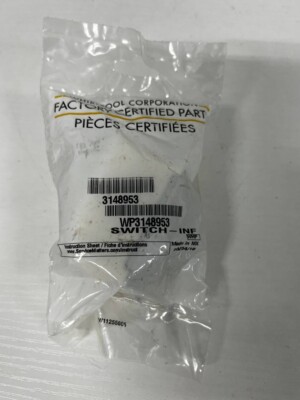 Genuine OEM Whirlpool/Maytag/KitchenAid/Amana Switch-Inf 3148953 