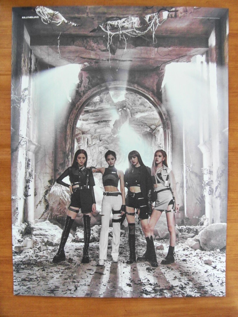 BLACKPINK - Kill This Love [OFFICIAL] (2 SIDED) POSTER K-POP BLACK