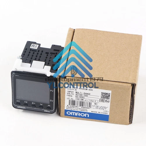 New Omron Temperature Controller E5CC-RX2ASM-800 100-240VAC