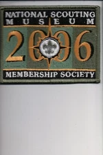 2006 National Scouting Museum Membership Society patch