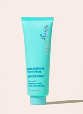 COCOSHINE by Cocofloss WHITENING TOOTHPASTE DELICIOUS MINT Pack of 8 0.5 oz Each