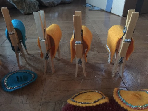 Cinco De Mayo 13 Donkey Horse Party Placecard Holder Cute Clothespin Decor Color - Picture 5 of 12