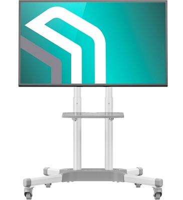 ONKRON Rollbarer TV Ständer 32''-65'', 50 kg max, VESA 600x400, TS1351-W