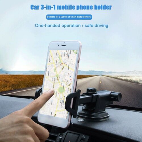 360° Car Windshield Mount Holder Cell Phone GPS For iPhone 14 13 Pro Max 12 - Picture 3 of 11