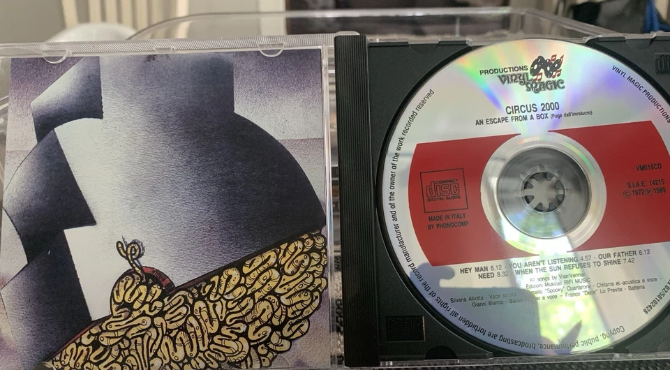 CIRCUS 2000 An Escape From a Box ITALIAN PROG ROCK CD VG - Image 2 of 2