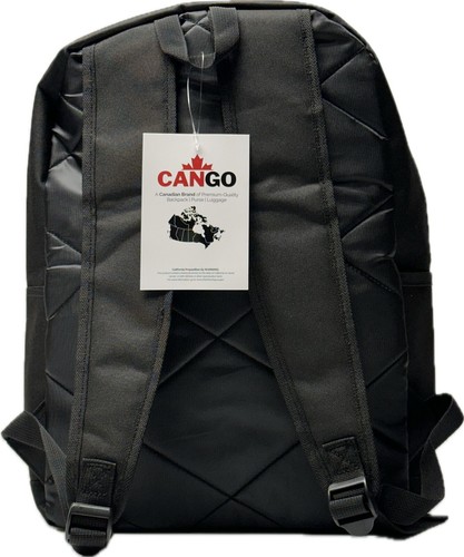 CANGO Freizeit leicht große Kapazität wasserdichter Tagesrucksack Farbe schwarz - Bild 2 von 3