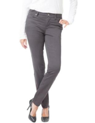 Buffalo David Bitton Ladies Supreme Mid Rise Brushed Corduroy Skinny Pant Gray