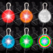 Hunde Leuchtanhänger Leuchthalsband Led Hundehalsband  LH6 Blinkie Led Anhänger
