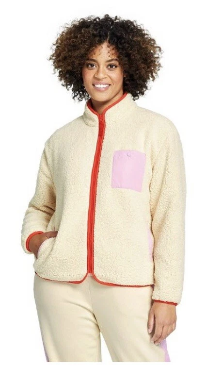 Brand New Lego Target Sherpa Jacket Women's Size M | eBay