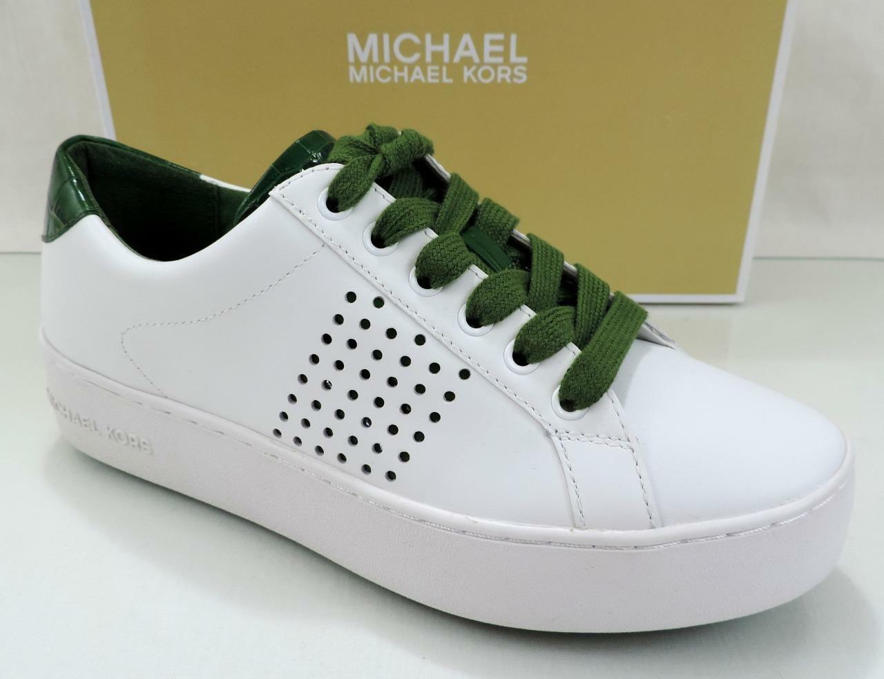 michael kors white platform sneakers