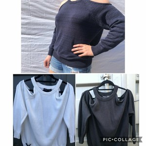 blue cotton jumper ladies
