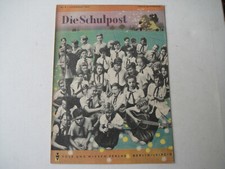 Die Schulpost Heft 8/49,Zeitschrift für Junge Pioniere u. Schüler,m.Suchanzeige!