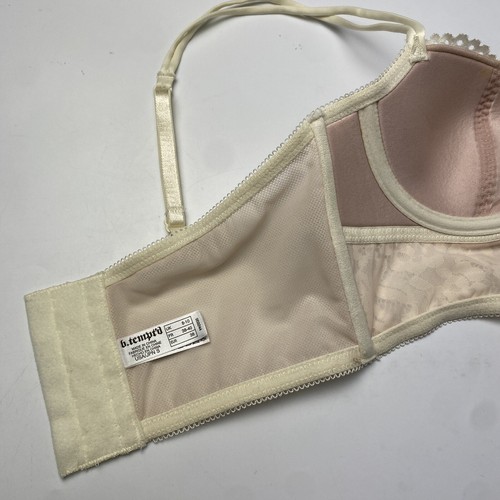 b.tempt'd by Wacoal Cream Ivory Long Line Ciao Bella Longline Bra Size Small - Picture 10 of 14