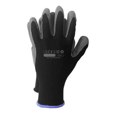 Schutzhandschuhe aus Polyester Latex beschichtet 120 Paar Größe 9 Handschuhe