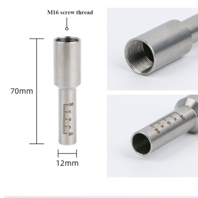 1pc 70mm Steel Scale Tube For 4 in 1 Laser Welding Gun Handheld Metal Scale Tube