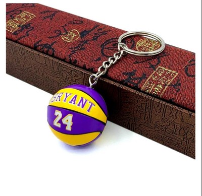 3d Mini Basketball Keychain - Kobe Bryant