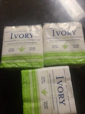 Ivory Aloe Bar Soap 3 Bars Pure Clean Green trusted for generations (3parks)