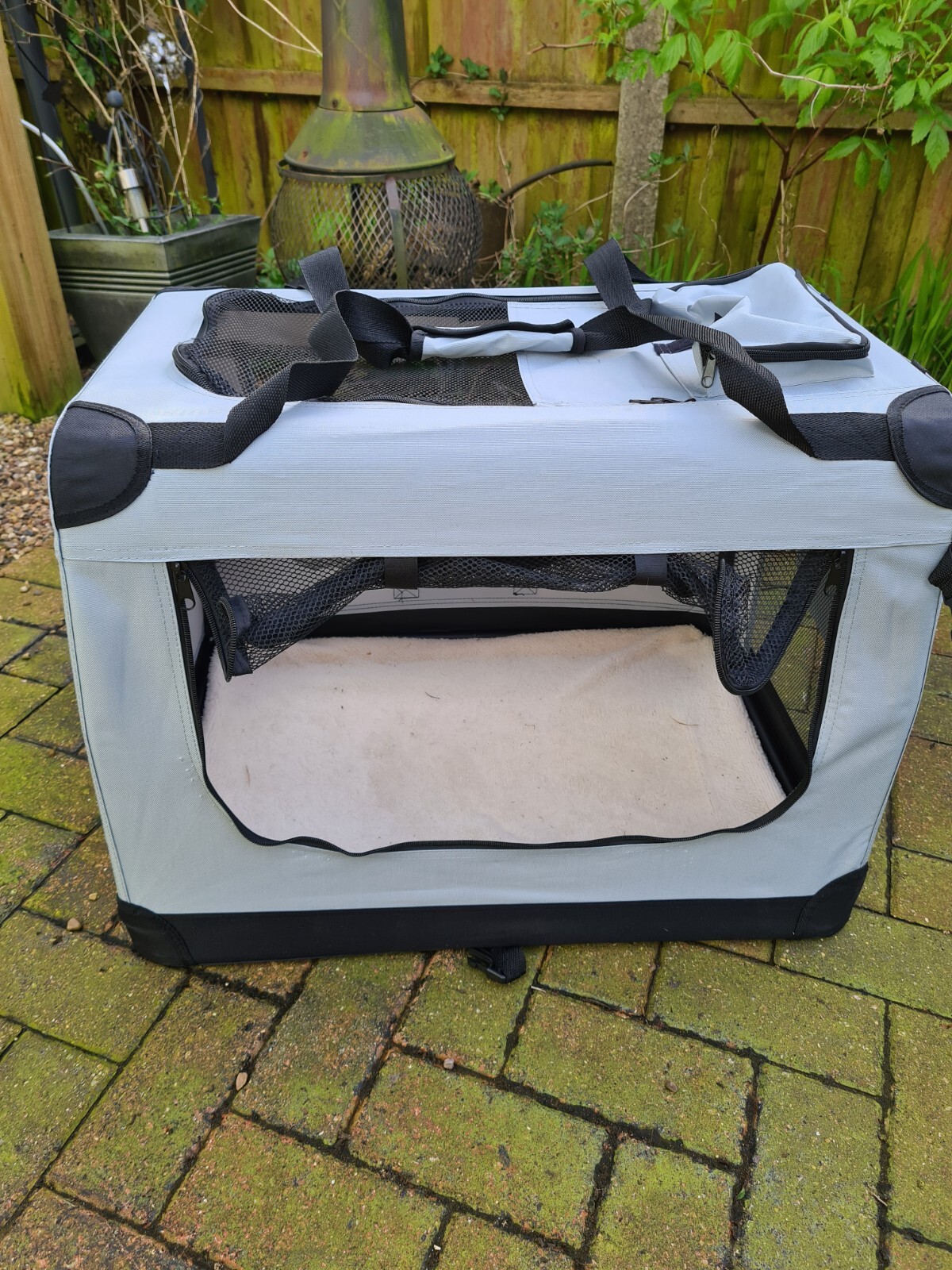 Petbarn Portable Soft Fabric Pet Carrier Folding Dog Cat Puppy Travel