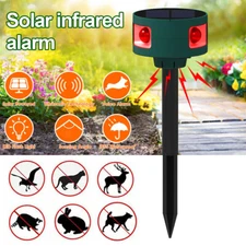 Animal Repeller Solar Power Outdoor Pet Dog Cat Fox Mice Deer Sensor
