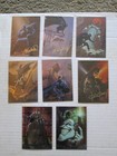 Batman Master Series trading card set w/ 8 chase cards, promo & 2 wrappers — photo 2