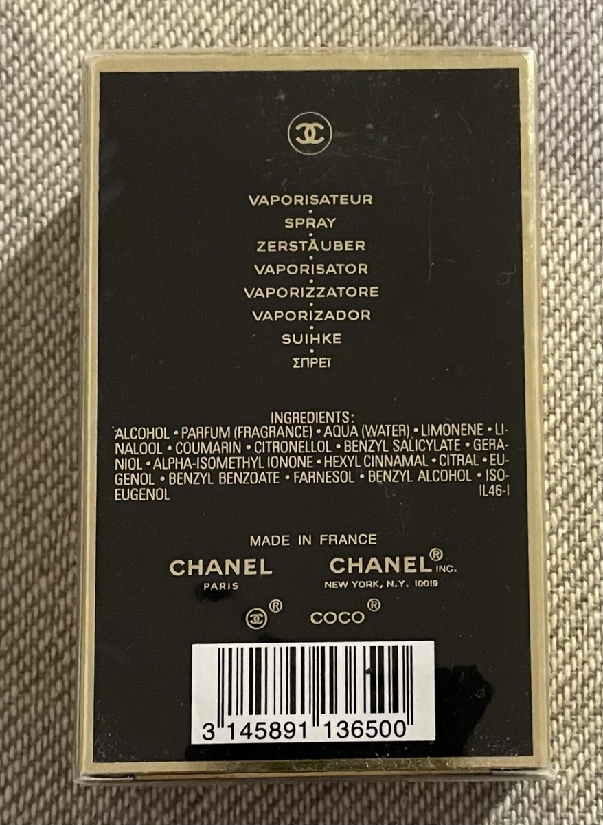 NIB CHANEL Coco Noir Womens Eau de Parfum Spray 1.7 oz /50 ml | eBay