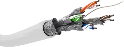 100m CAT6 network cable patch cable S/FTP PIMF AWG26/7 flexible/Goobay  94217