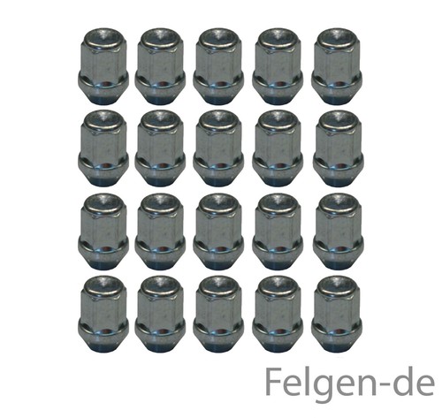 20 Radmuttern 1/2 Zoll UNF - Komplett-Set Für Jaguar & Andere Fahrzeuge