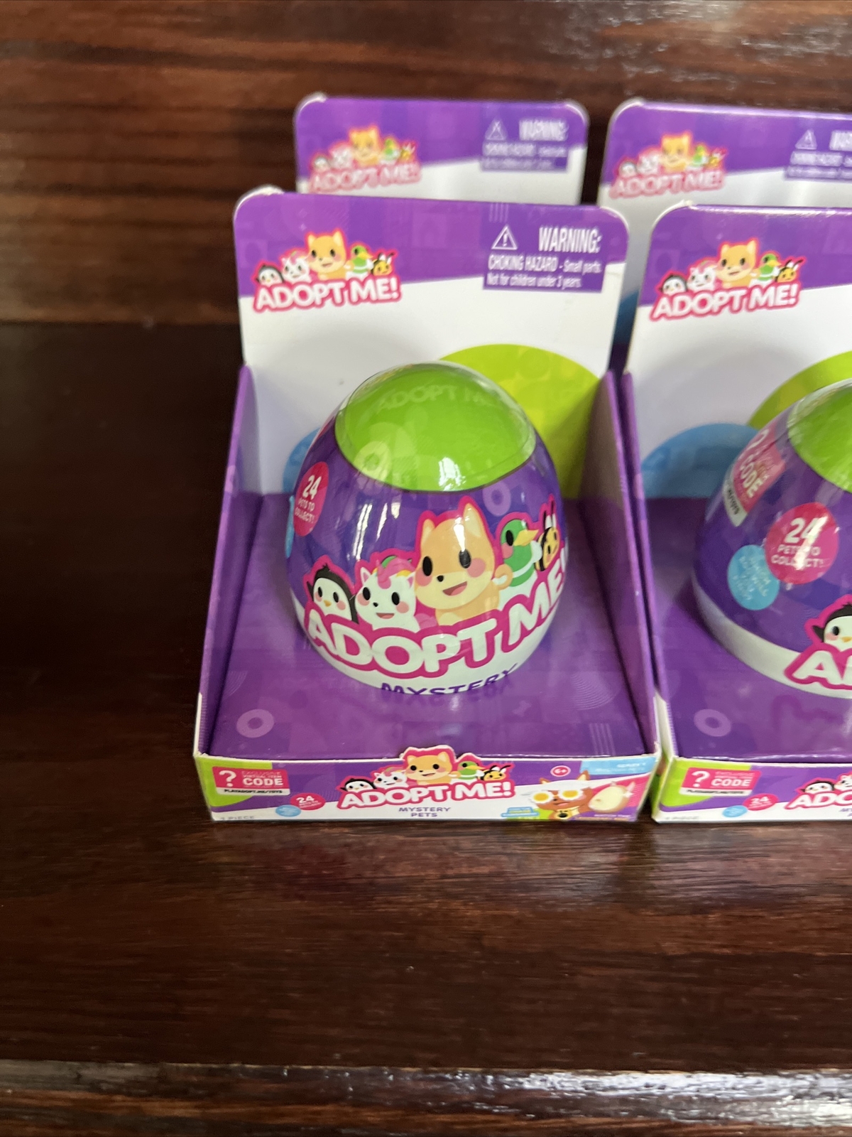 3 ADOPT ME ! Mystery Pets Mini Egg Figure Virtual Code 2023 Roblox Water  Reveal