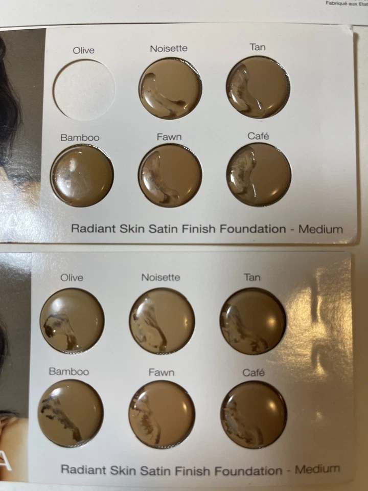 Becca Radiant Skin Satin Finish Foundation Medium + Aqua Luminous Samples New - Image 2 of 3