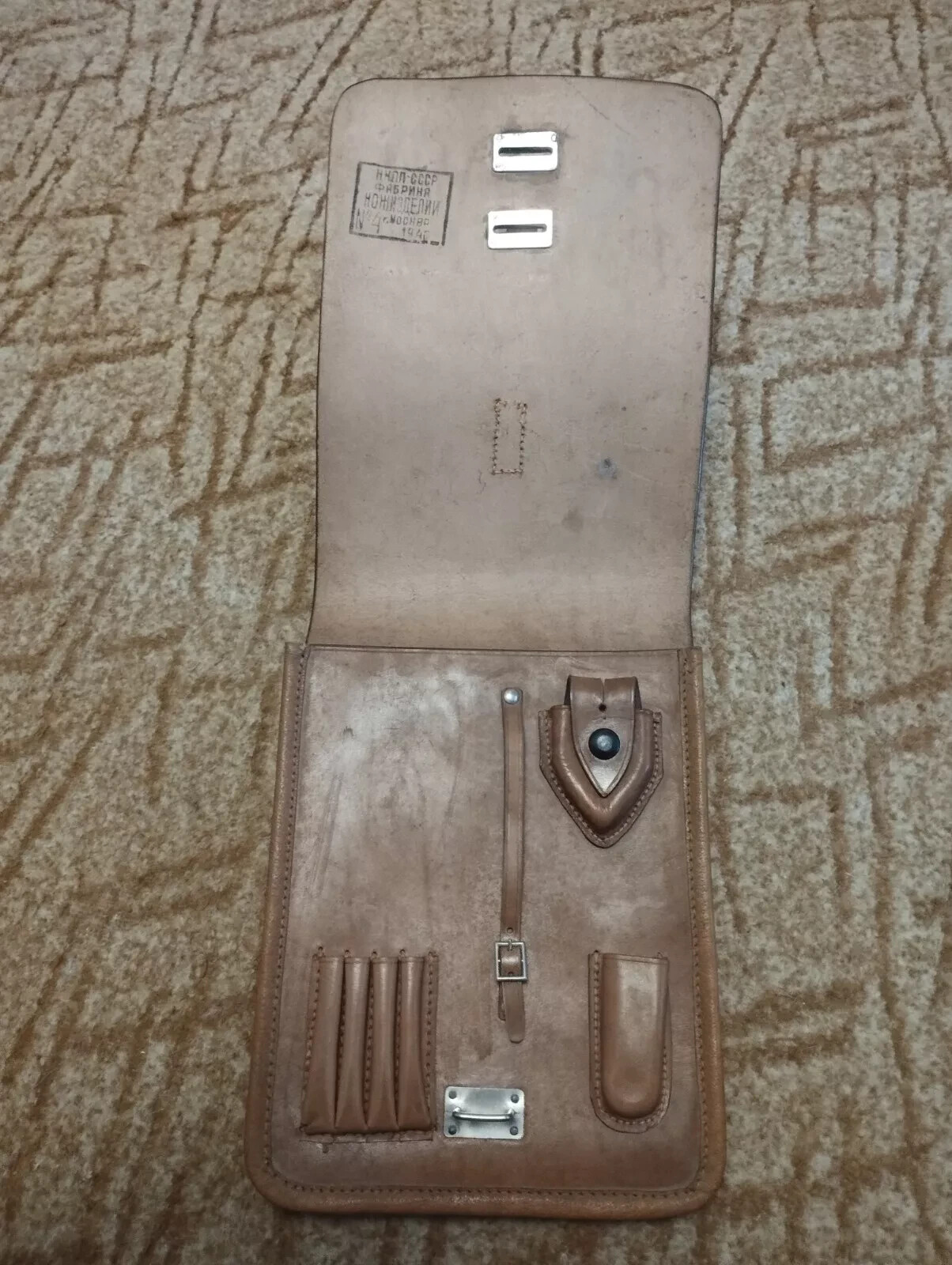 USSR Field Military Document Map Case, WW2, RKKA, 1940s, warehouse condition — image 1