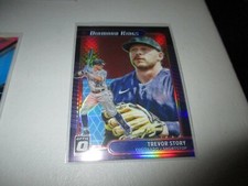 Trevor Story 2021 Donruss Optic Diamond Kings Red Dragon Prizm #29 16/110