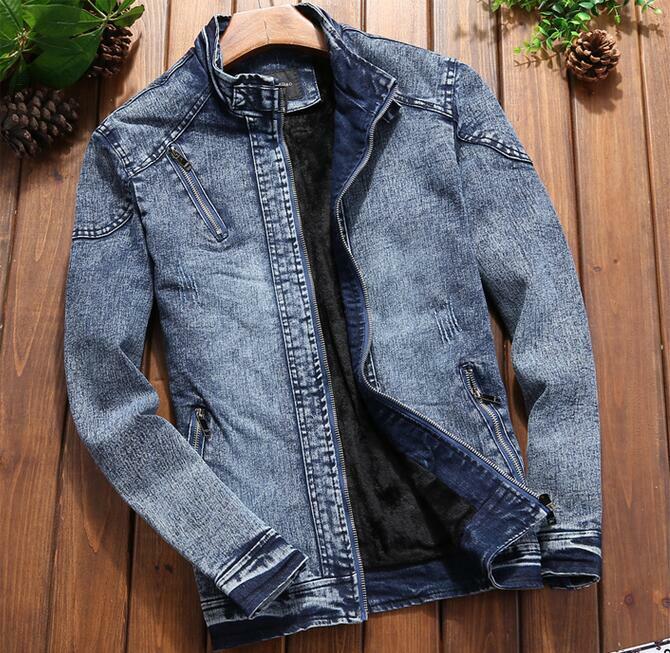 Denim Jacket Mens Autumn Casual Slim Fit Bomber Jackets Men Jean Jacket Mens Outwear Male Cowboy main image 1