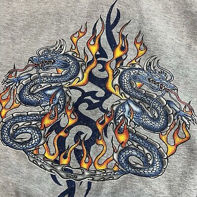 Vintage 90's Y2K Extreme Limit Dragon Sleeve Print Hoodie Vintage 90's Y2K Extreme Limit Dragon Sleeve Print Hoodie