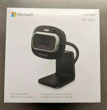 Microsoft LifeCam HD3000 Webcam USB - Black NEW Sealed