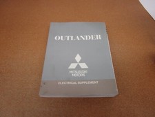 2011 Mitsubishi Outlander ELECTRICAL ONLY service shop wiring repair manual