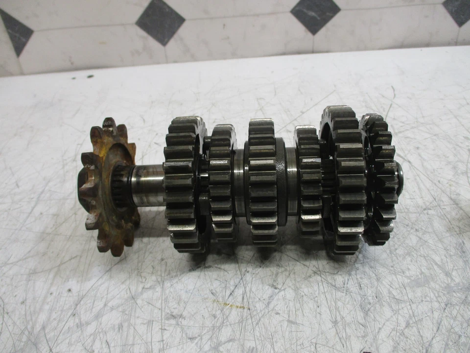 Yamaha yz250f yz 250 f 2004 04 transmisión engranajes horquillas palanca de cambios. Foto 4 de 4