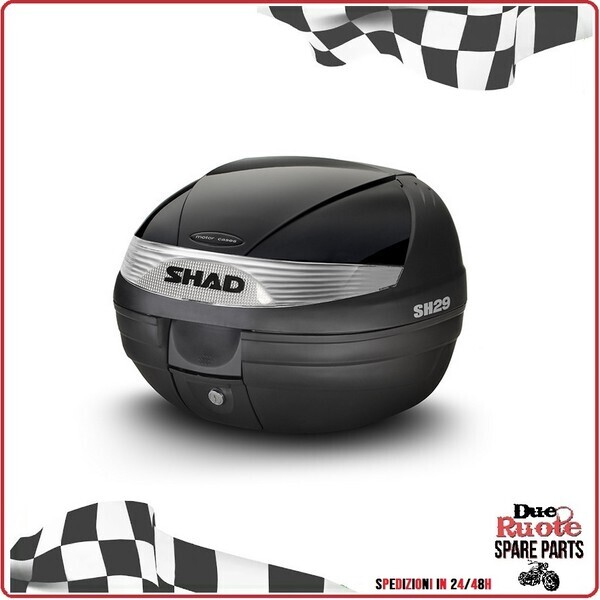 COVER PER BAULETTO BAGAGLIO PORTAPACCHI MOTO SCOOTER SH29 NERO SHAD D1B29E21
