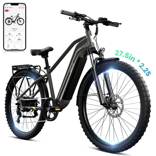 SISIGAD NEW Electric Bike for Adults,Peak 1000W Motor Electric Bike 7-Speed Gear